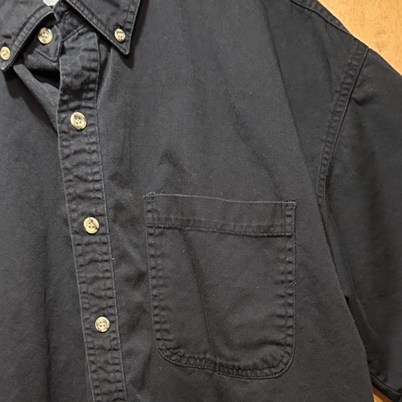 Canyon Guide Outfitters Mens Black Button-Up Short Sleeve - Large - Picture 5 of 9